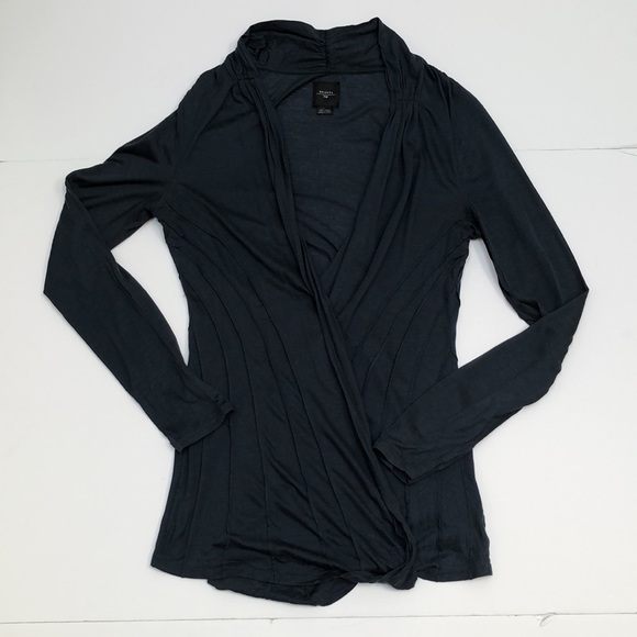 Deletta - Lightweight cascading cardigan - dark teal green - large - Picture 3 of 8